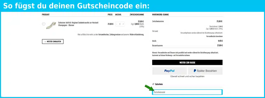 moghani Gutscheine - gutscheincode eingeben und sparen