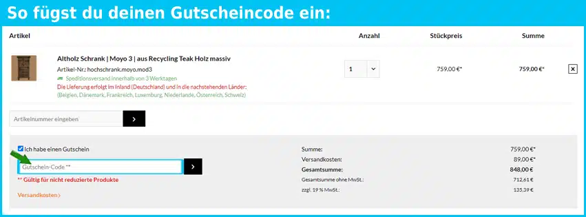 simandra-shop Gutscheine - gutscheincode eingeben und sparen