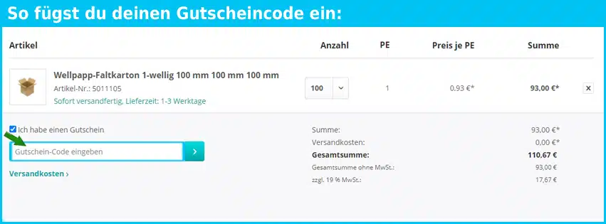 transpak Gutscheine - gutscheincode eingeben und sparen