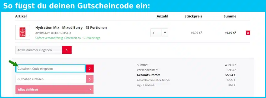 biosteeleurope Gutscheine - gutscheincode eingeben und sparen