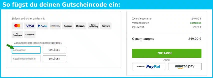 hammer Gutscheine - gutscheincode eingeben und sparen