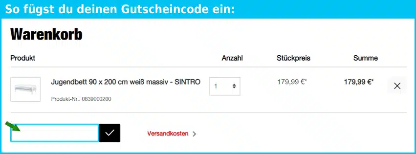 moebel-fundgrube Gutscheine - gutscheincode eingeben und sparen