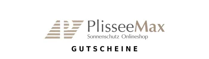 plisseemax Gutschein Logo Oben