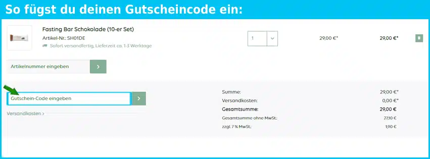 prolon-fasten Gutscheine - gutscheincode eingeben und sparen