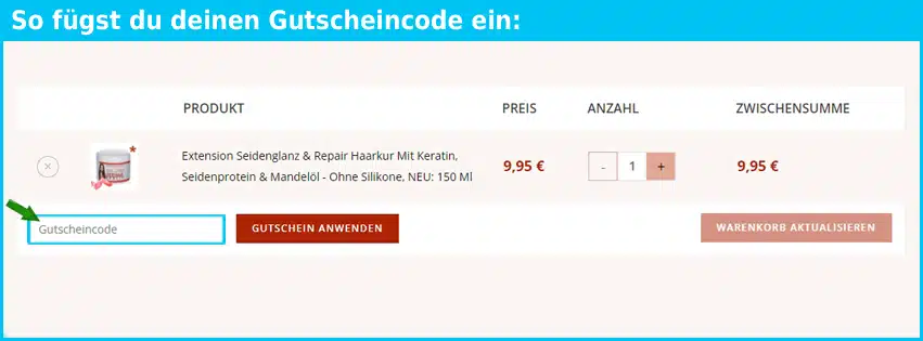 seidenhaar-berlin Gutscheine - gutscheincode eingeben und sparen