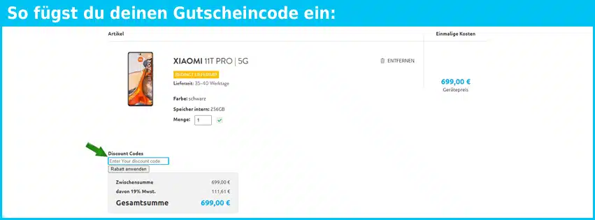 dashandy.de Gutscheine - gutscheincode eingeben und sparen