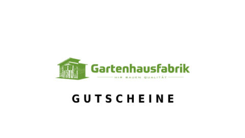 gartenhausfabrik Gutschein Logo Seite