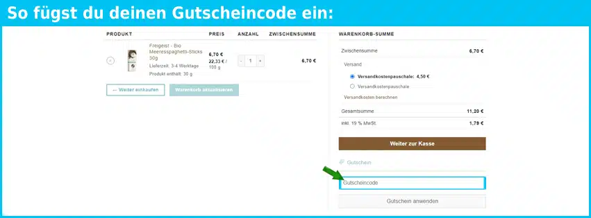 meeresgarten Gutscheine - gutscheincode eingeben und sparen