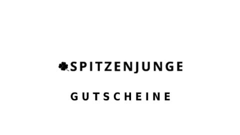 spitzenjunge Gutschein Logo Seite