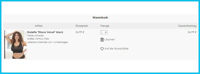 sugarshape Gutscheine - Warenkorb