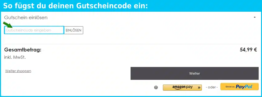 sugarshape Gutscheine - gutscheincode eingeben und sparen