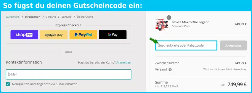 crazydetectors Gutscheine - gutscheincode eingeben und sparen