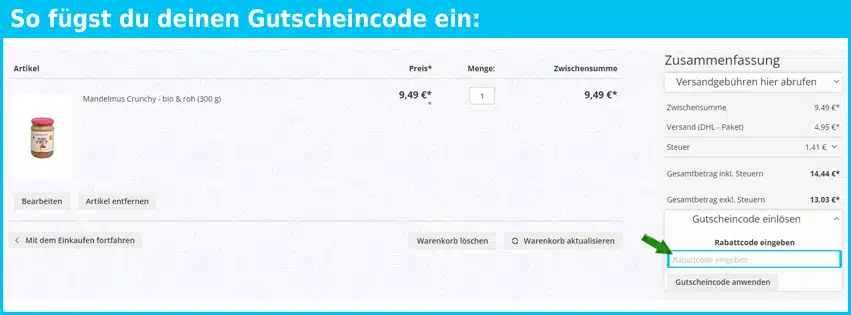 raw-living Gutscheine - gutscheincode eingeben und sparen