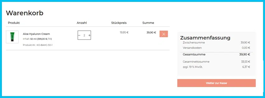 crew32 Gutscheine - Warenkorb