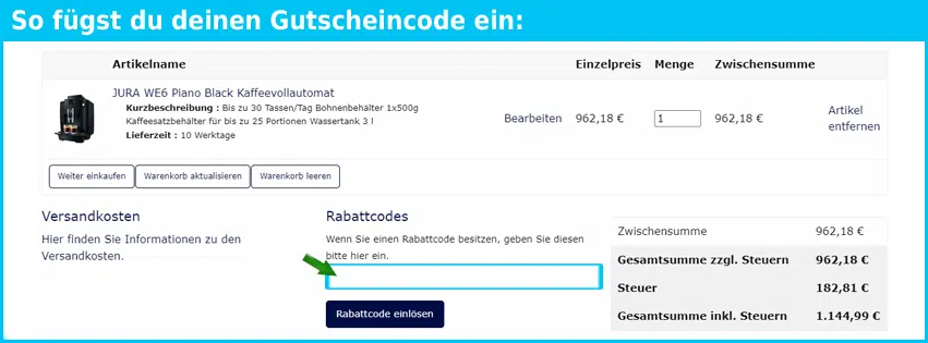 gastrodax Gutscheine - gutscheincode eingeben und sparen