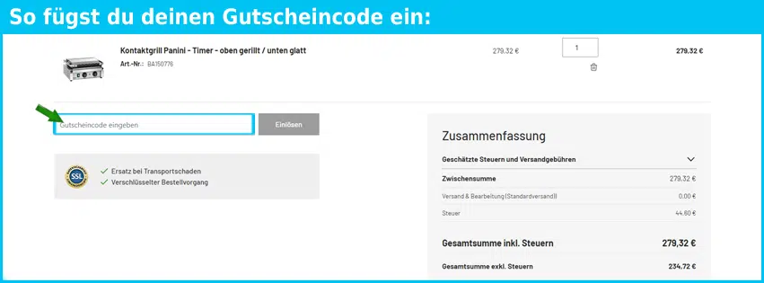 mm-gastroshop.de Gutscheine - gutscheincode eingeben und sparen