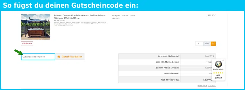 mygardenhome.de Gutscheine - gutscheincode eingeben und sparen