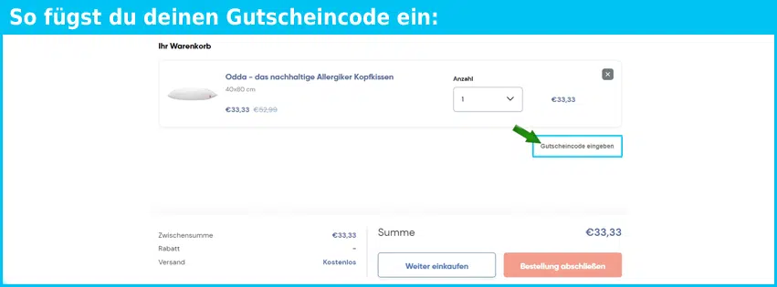 pillow-panda Gutscheine - gutscheincode eingeben und sparen