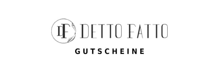 dettofatto Gutschein Logo Oben