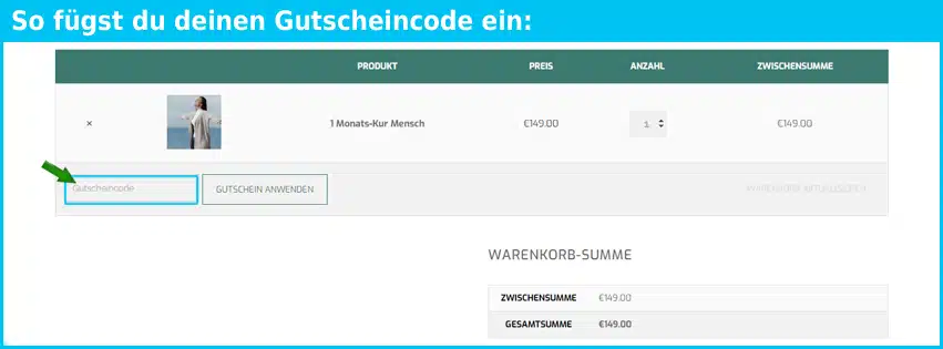 source-healing Gutschein einfuegen und sparen blau