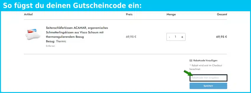 third-of-life Gutschein einfuegen und sparen blau
