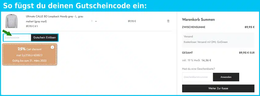 callebo Gutschein einfuegen und sparen blau
