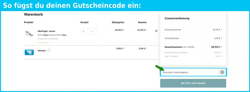 reitsport-exclusiv Gutschein einfuegen und sparen blau