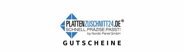 plattenzuschnitt24.de Gutschein Logo Oben