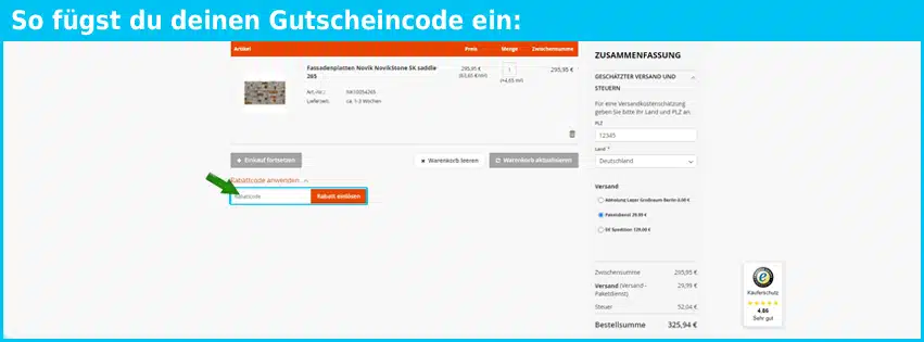 rpbauelemente Gutschein - Hier kannst du tolle Produkte entdecken und bares Geld sparen blau