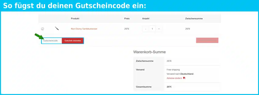 damas-messer Gutscheine - Geld sparen geht ganz einfach mit einem Gutscheincode blau