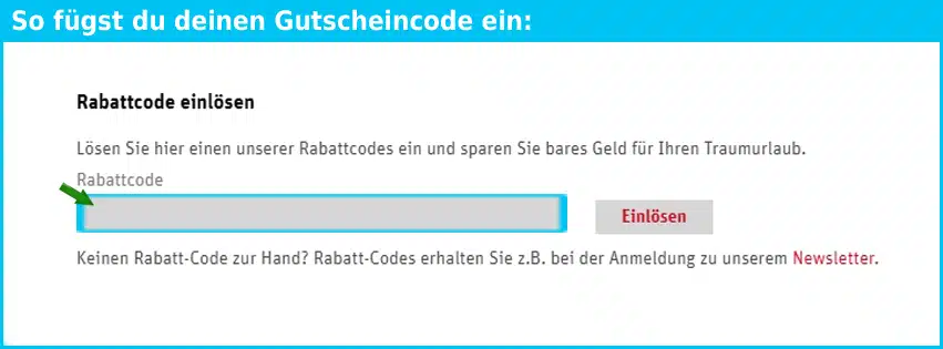 rewe-reisen Gutschein einfuegen und sparen blau