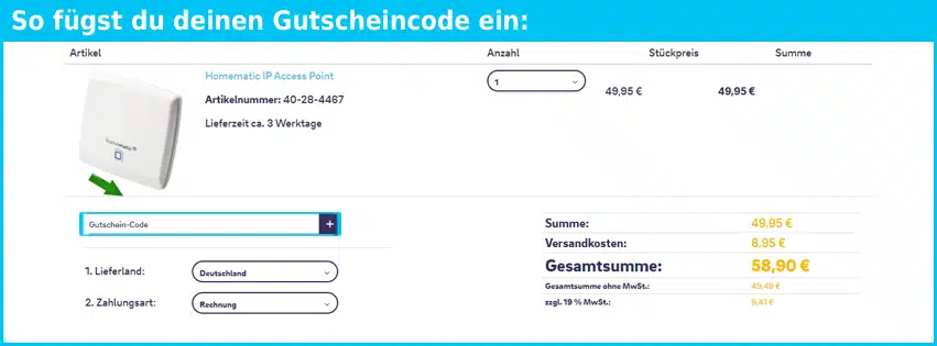 avacon-shop Gutschein einfuegen und sparen blau