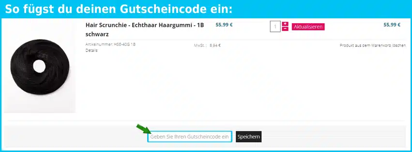 hickenbick-hair Gutschein einfuegen und sparen blau