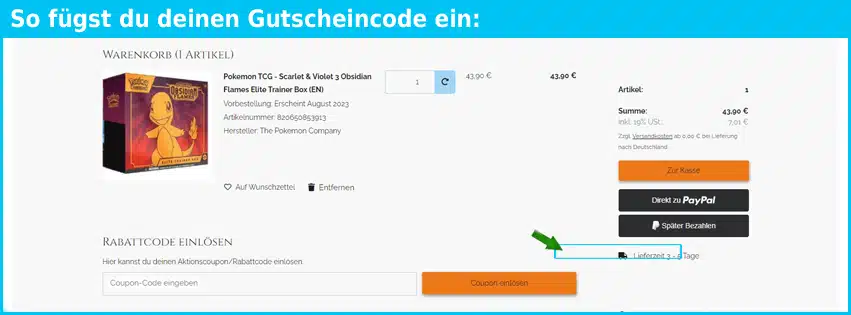 mayener-fantasyland Gutschein einfuegen und sparen blau