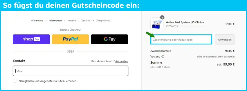 bowlofbeauty Gutschein einfuegen und sparen blau