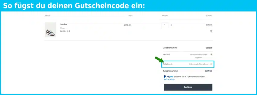 zumnorde Gutschein einfuegen und sparen blau
