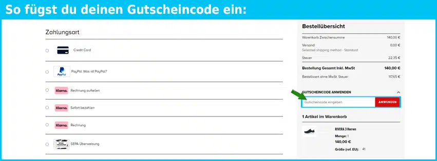 altrarunning Gutschein einfuegen und sparen blau