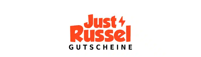 justrussel Gutschein Logo Oben
