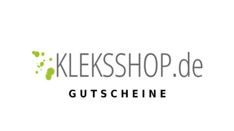 kleksshop Gutschein Logo Seite