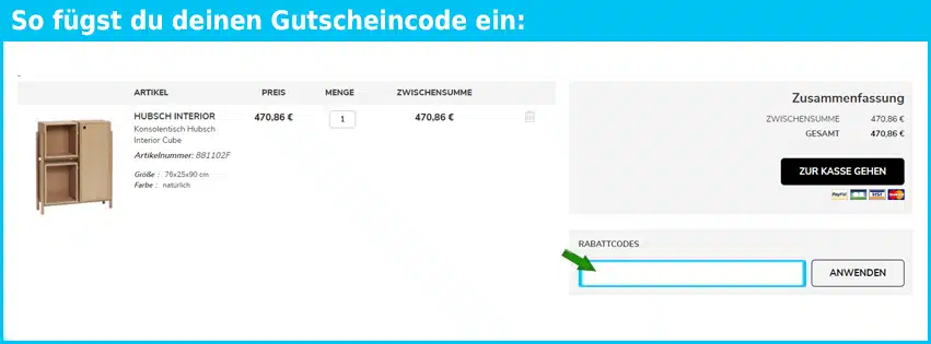 slowood Gutschein einfuegen und sparen blau