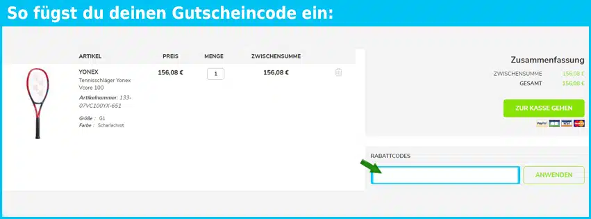 smash-expert Gutschein einfuegen und sparen blau