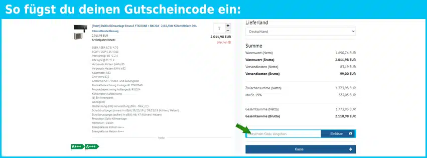 all4you-profishop Gutschein einfuegen und sparen blau