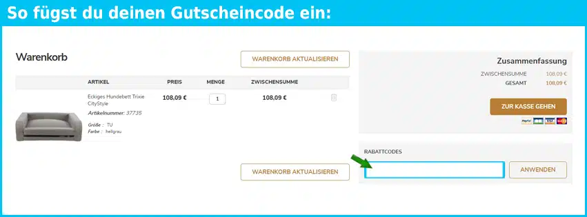 galopp-store Gutschein einfuegen und sparen blau