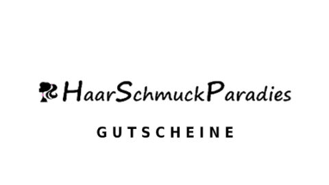 haarschmuckparadies Gutschein Logo Seite