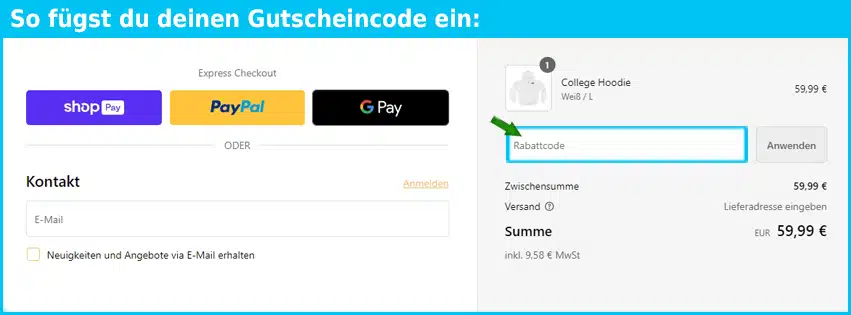 pawzlove Gutschein einfuegen und sparen blau