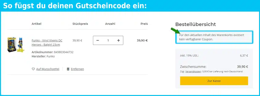 space-store Gutschein einfuegen und sparen blau