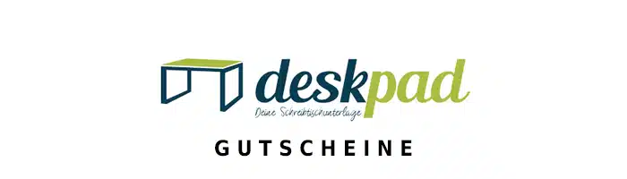 deskpad Gutschein Logo Oben
