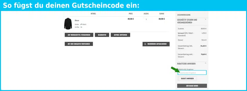 frieda-freddies Gutschein einfuegen und sparen blau