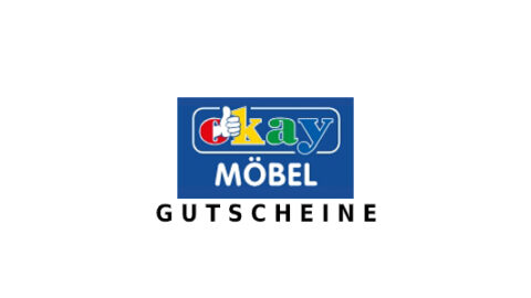 okaymoebel Gutschein Logo Seite