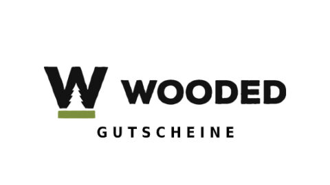 wooded-moebel Gutschein Logo Seite